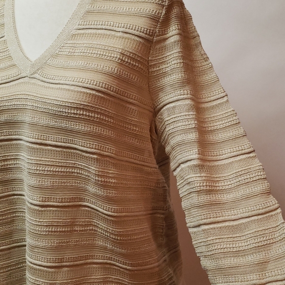 Brooks Brothers women's Knit see Through blouse L - Picture 4 of 12